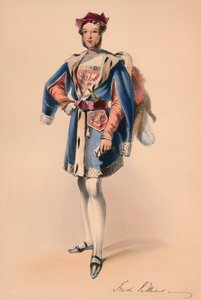 Frederick Child-Villiers in kostuum voor Queen Victoria