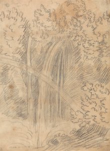Een Waterval door John Robert Cozens