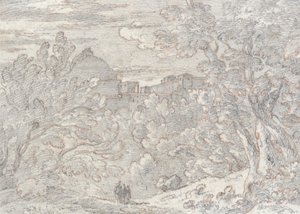 Ariccia door John Robert Cozens