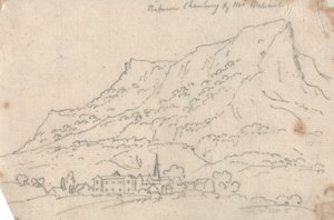 Tussen Chamberg en Mt. Meliant door John Robert Cozens