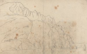 Kust van Genua door John Robert Cozens
