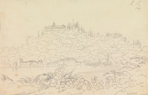 Klooster van Monte Olivetto bij Florence door John Robert Cozens