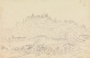 Klooster van Monte Olivetto bij Florence door John Robert Cozens