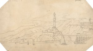 Genua door John Robert Cozens