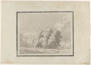 Paardenkastanje door John Robert Cozens