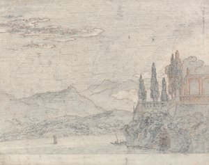 Borromeïsch eiland, Lago Maggiore door John Robert Cozens