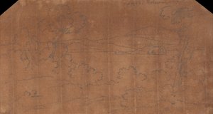 Het meer van Bolsena door John Robert Cozens