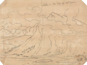 Meer op de top van Mont Cenis door John Robert Cozens