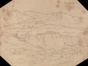 Monmeliant door John Robert Cozens