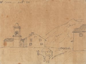 Mont Cenis, 20 oktober door John Robert Cozens