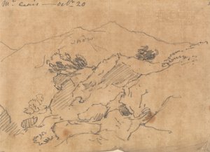 Mont Cenis, 20 oktober door John Robert Cozens
