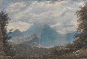 Monte della Madonna, nabij Argua door John Robert Cozens