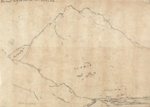 Omgeving Aiguebelle door John Robert Cozens