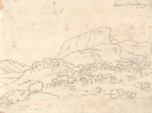 Omgeving Chamberg door John Robert Cozens