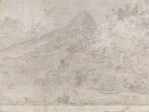 Aan de Kust van Salerno door John Robert Cozens