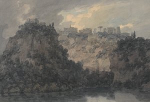 Op het Meer van Nemi door John Robert Cozens