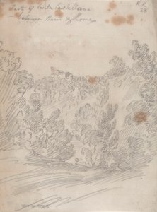 Deel van Civita Castellana, tussen Narni en Rome door John Robert Cozens