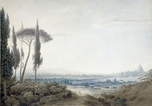 Rome vanaf de Villa Mellini