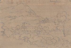 Ronciglione door John Robert Cozens