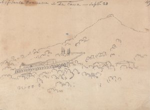 Santa Francesca bij La Cava, 20 september door John Robert Cozens
