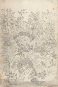 Terrano-brug, Civita Castellana door John Robert Cozens
