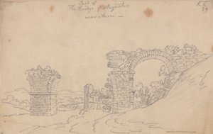 De Brug van Augustus nabij Narni door John Robert Cozens