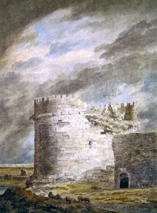 Het graf van Cecilia Metella, Capo di Bore, nabij Rome