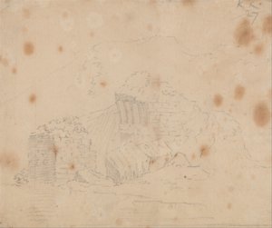 Onbekende ruïnes door John Robert Cozens