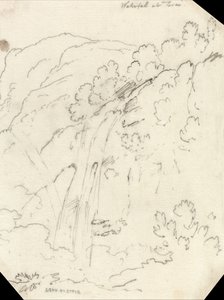 Waterval bij Terni door John Robert Cozens