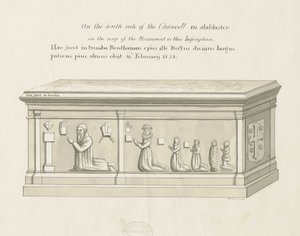 Eccleshall Kerk - Graf van Bisschop Bentham door John Robert Fernyhough
