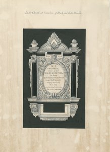 Ingestre Church - tablet voor Frances Chetwynd door John Robert Fernyhough