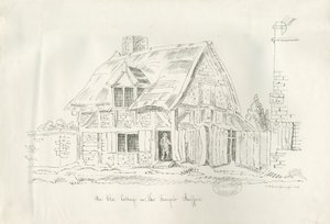 Oud huisje in de Foregate, Stafford