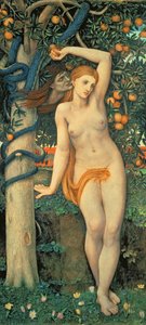 Eva Verleid, c.1877 door John Roddam Spencer Stanhope
