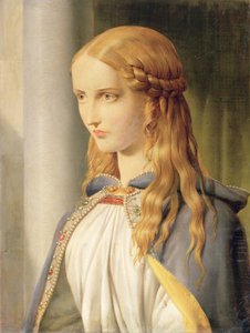 Cordelia onterfd, 1850 (detail) door John Rogers Herbert