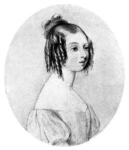 Prinses Victoria op vijftienjarige leeftijd, c1834 door John Rogers Herbert