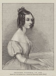 Prinses Victoria, in 1834 door John Rogers Herbert