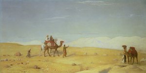 De vallei van Mozes, in de Sinaïwoestijn