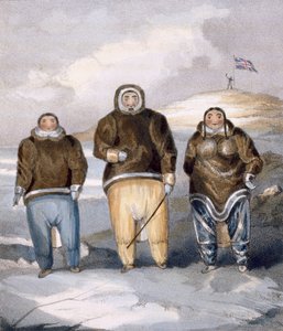 Kawalua, Tiagashu en Adlurak, 1835 door John Ross
