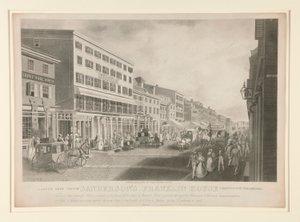 Een zuidwestelijk uitzicht van Sanderson door John Rubens Smith