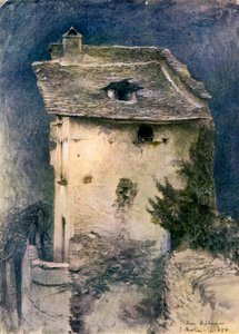Een vervallen huisje, 19e eeuw door John Ruskin