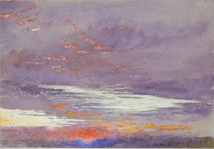 Studie van Dageraad: Paarse Wolken, maart 1868