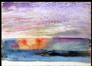 Zonsondergang bij Herne Hill door de Rook van Londen, 1876 door John Ruskin