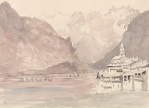 Zwitserse Berglandschap door John Ruskin