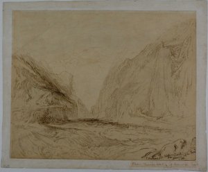 Stroom in Tirol door John Ruskin
