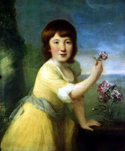Portret van Miss Augusta Hirst