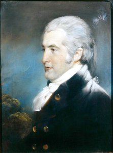 Portret van Mr. David Russell (pastel) door John Russell