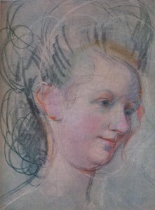 Schets van een Dameshoofd, ca. 1791 door John Russell