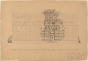 Een Interessante Romaanse Behandeling, San Giovanni, Pistoia door John Russell Pope