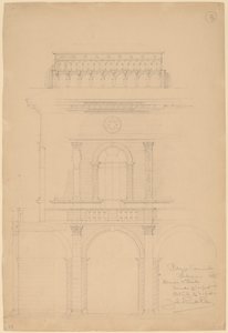 Palazzo Communale, Bologna door John Russell Pope