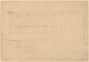 Palazzo Pollini, Siena, Toegeschreven aan Peruzzi door John Russell Pope